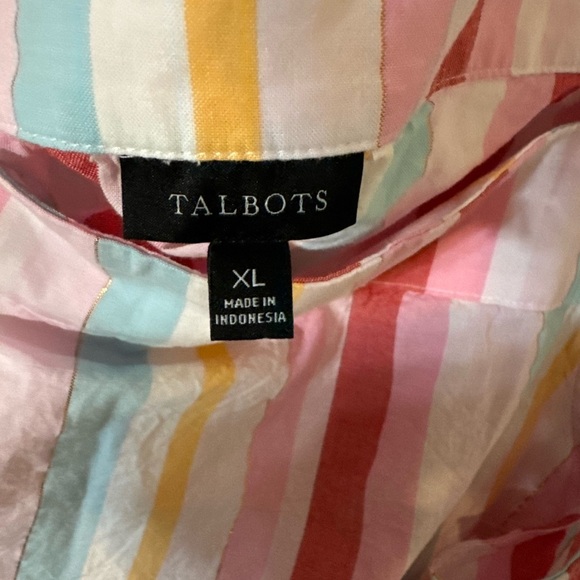 Striped Multicolor Sleeveless Top - Picture 5 of 5